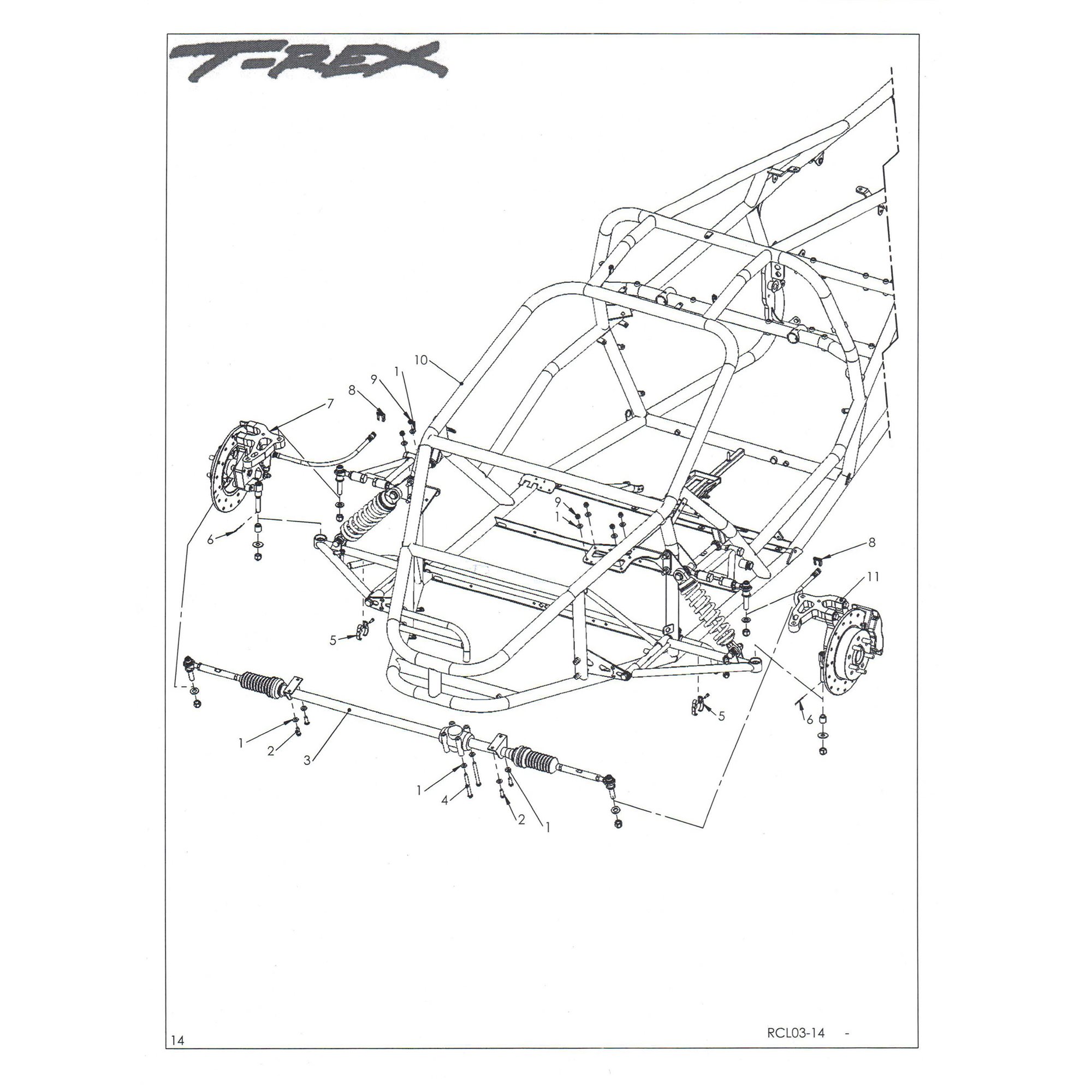 STEERING RACK AND WHEELS HUBS INSTALLATION