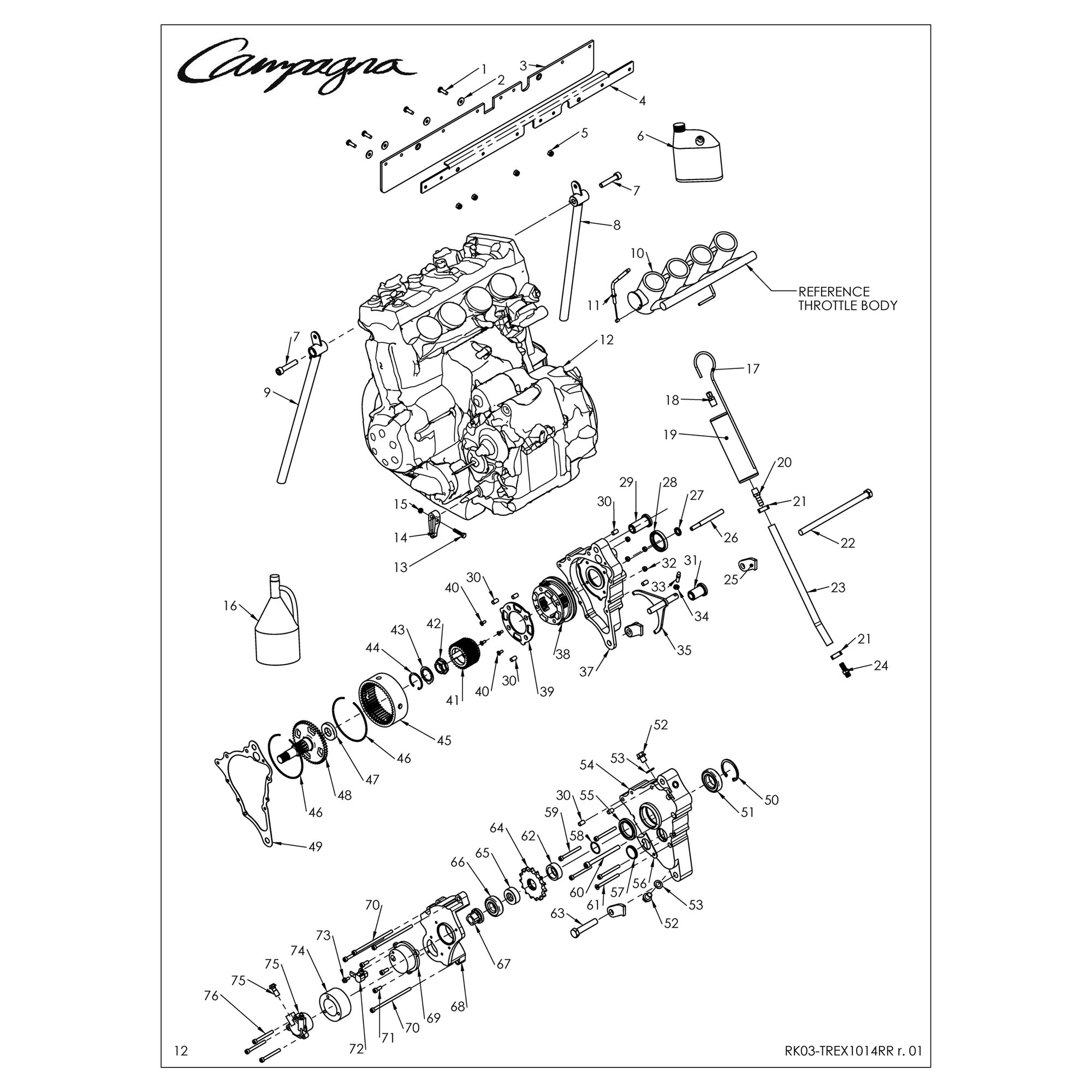 ENGINE AND REVERSE