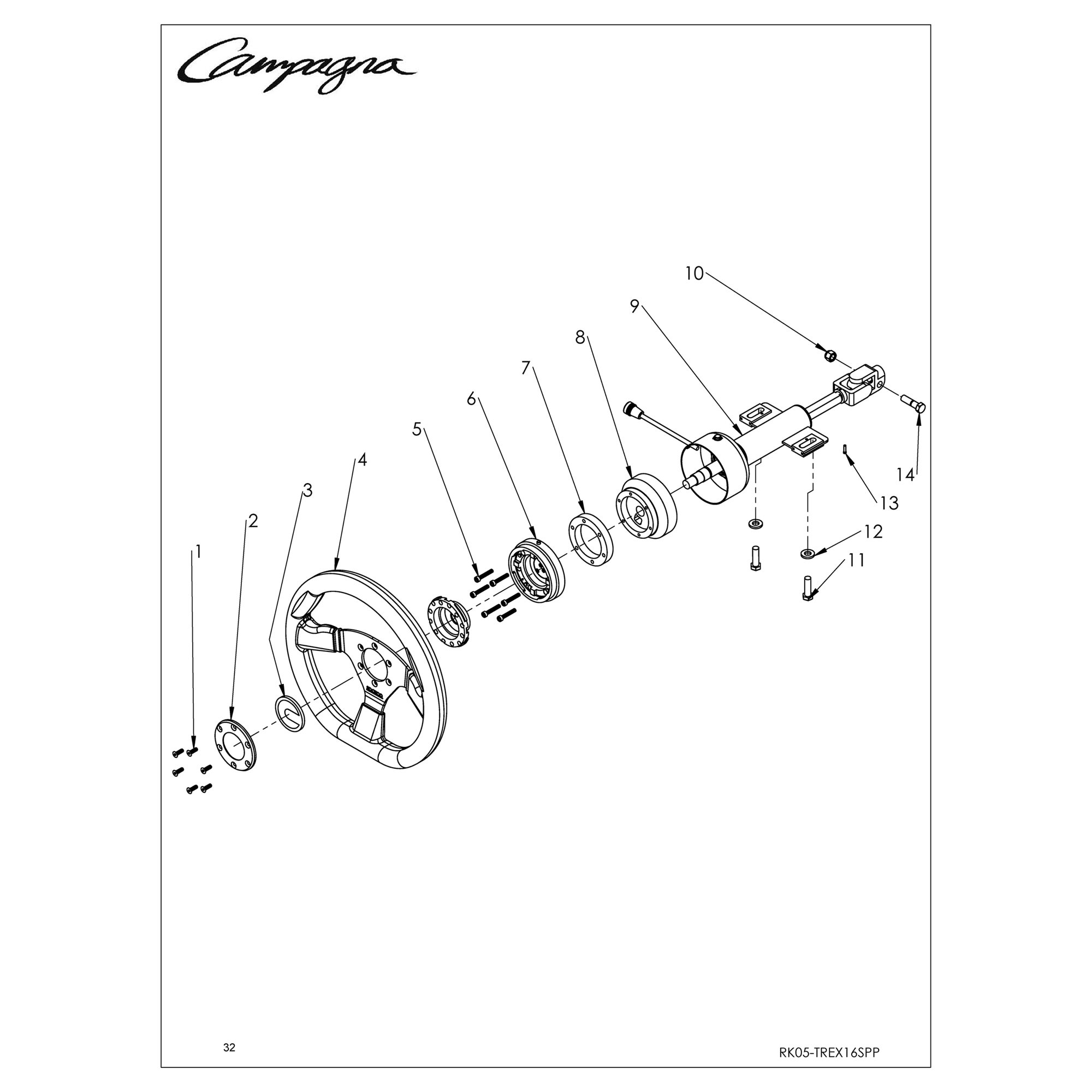 STEERING COLUMN - P// EDITION