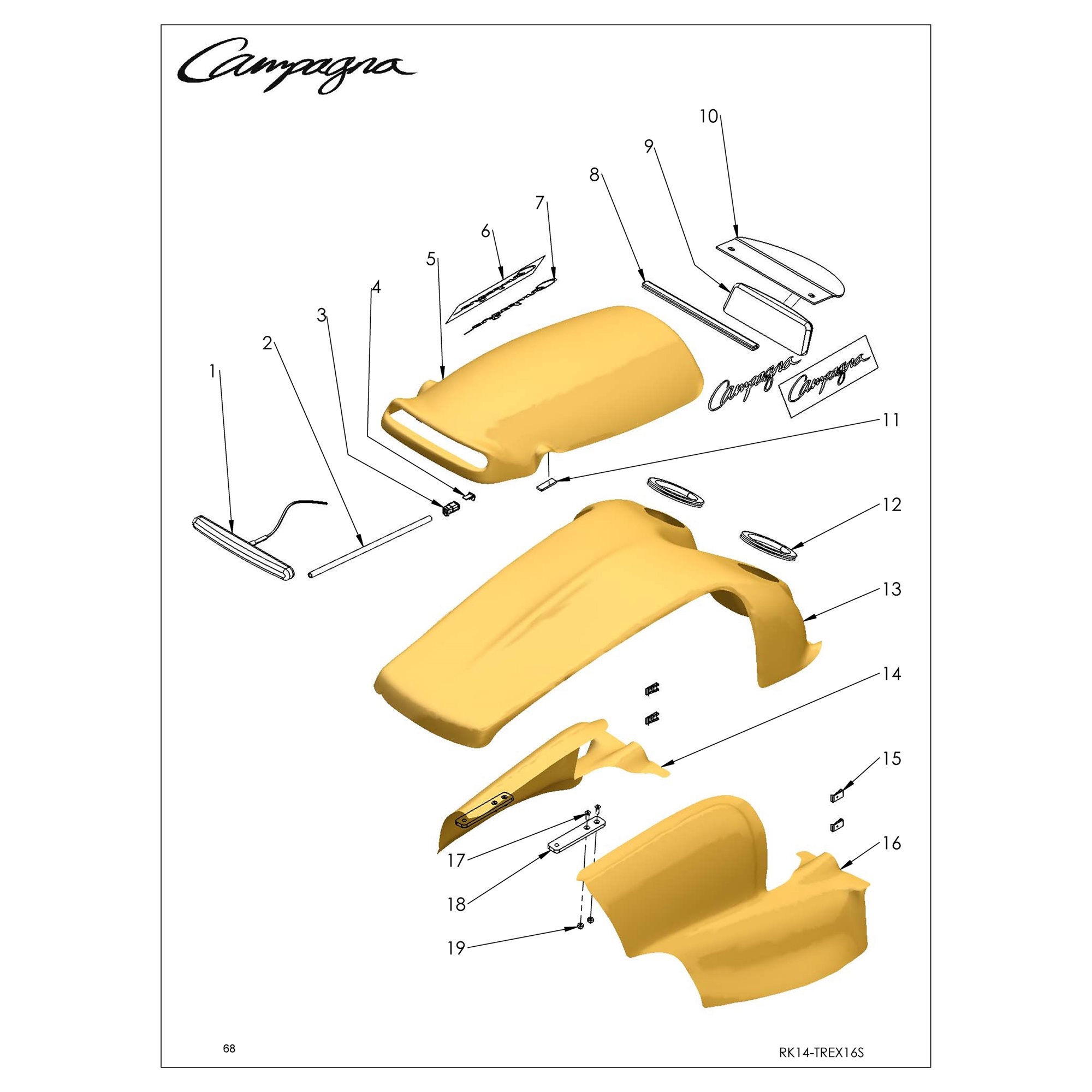 COUVRE MOTEUR ET SCOOP