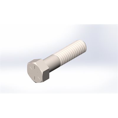 HEX CAP BOLT 3 / 8-16 NC X 1 1 / 2 GR8 PL