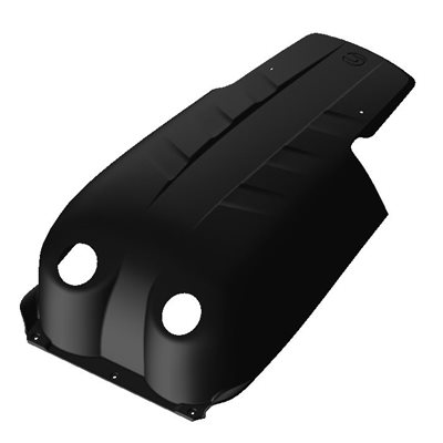 CENTRAL ENGINE COVER 2024 FLAT BLACK