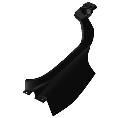 LEFT ENGINE COVER 2024 FLAT BLACK