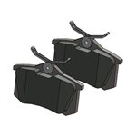 REAR BRAKE PADS (BOX OF 2)