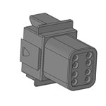 DEUTSCH MALE CONNECTOR 8 POS DT04-8P