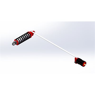 LEFT RACE SHOCKS ABSORBER (FRONT) [11+]